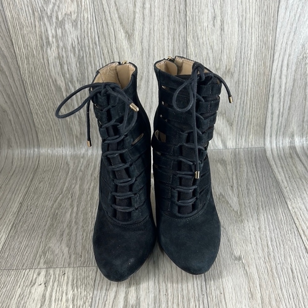 BCBGeneration Black Lace-Up Women's Boots